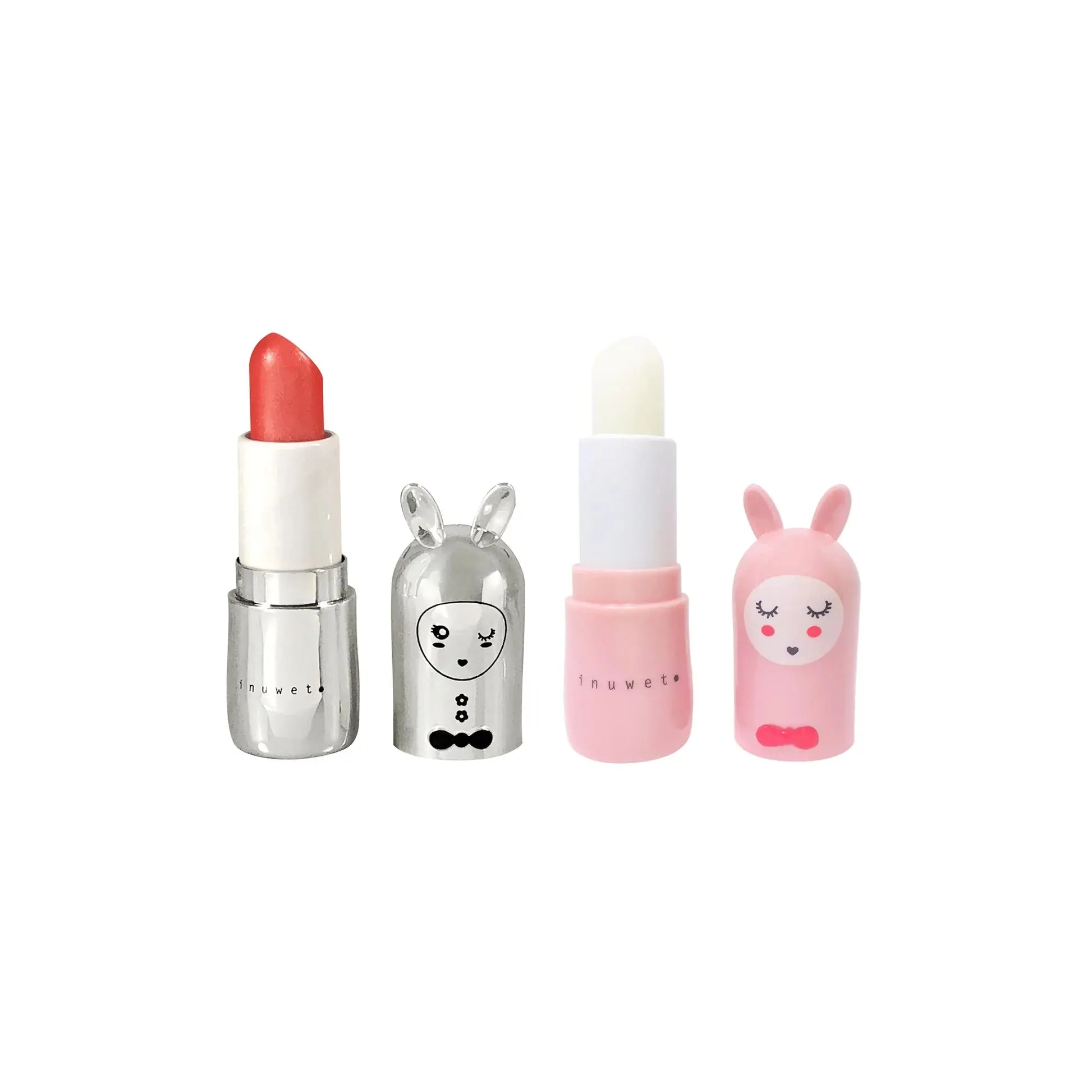 Inuwet Lipbalm Duo Erdbeere & Kokos – Vegan Mokkini Kindermode Lippenbalsam
