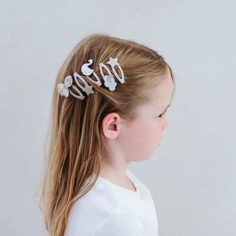 Mimi & Lula Ballerina Haarclips 5er-Set Mokkini Kindermode Haarclips