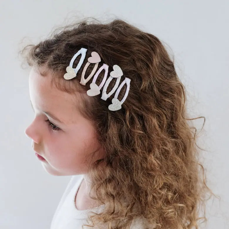 Mimi & Lula Herz Haarclips 5er-Set Mokkini Kindermode Haarclips