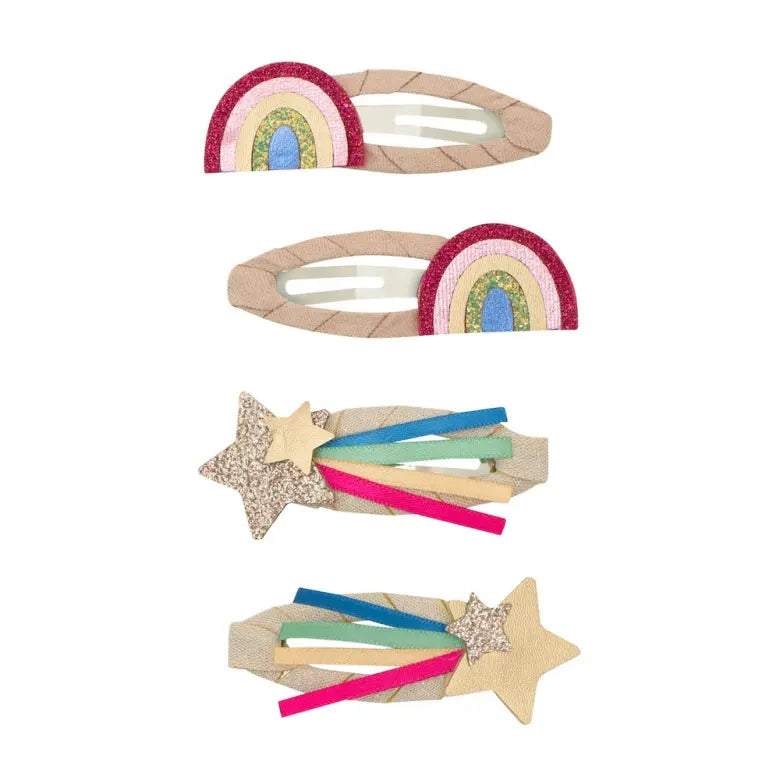 Mimi & Lula Regenbogen & Stern Haarclips Mokkini Kindermode Haarclips