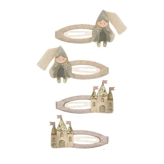 Mimi & Lula Haarclip-Set mit Prinzessinnen & Schlössern Mokkini Kindermode Accessoires