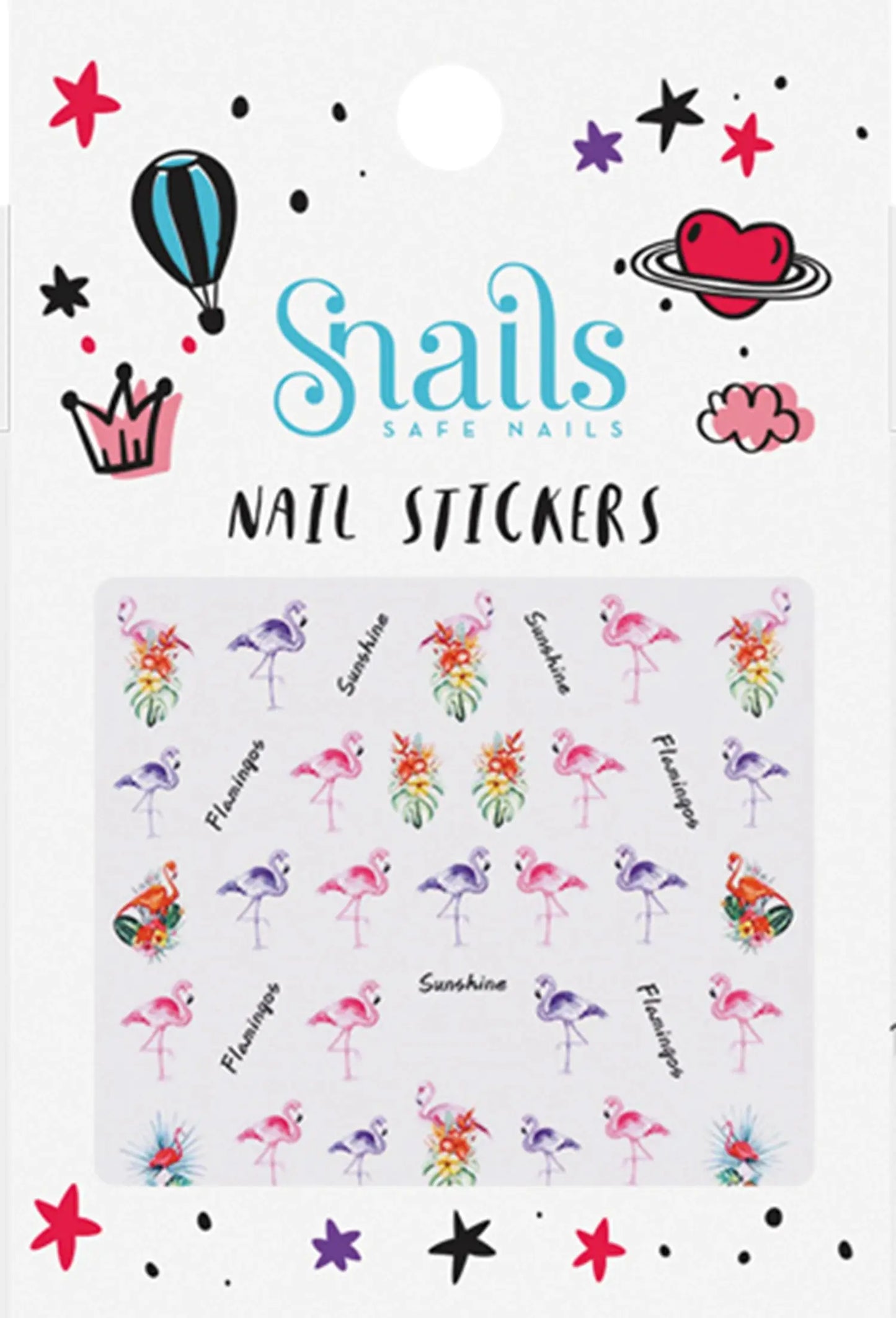 Snails Nagelsticker Flamingos – Bunte 3D Nail Art Mokkini Kindermode Nagelsticker