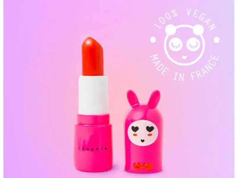 inuwet Lip Balm Bunny | CHERRY FUSHIA Edition Mokkini Kindermode Pflege