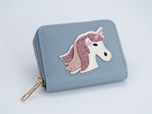 KisMe Geldbörse mit Einhorn mit Glitzerdetails-Mokkini Kindermode
